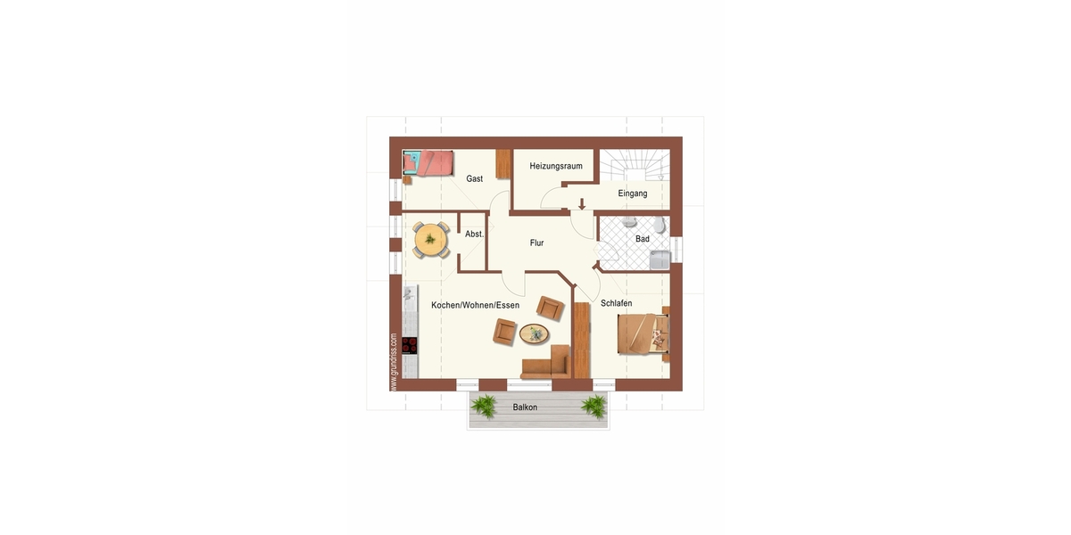 Obergeschosswohnung mit Balkon in zentraler Lage am Untenende! - Etagenwohnung Papenburg | Angebot:26586998