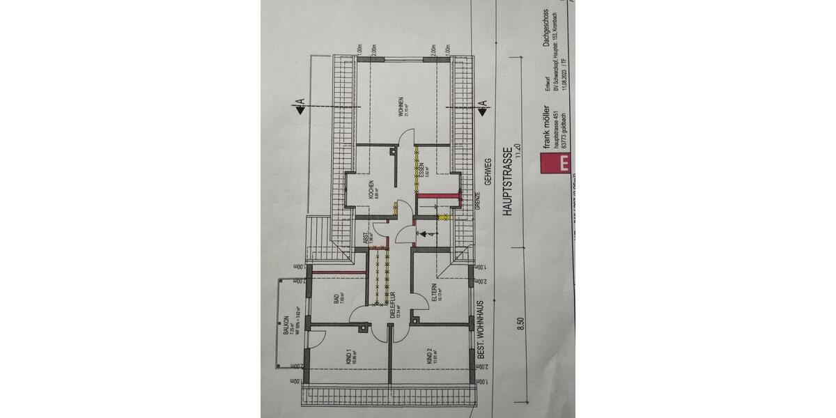 Dachgeschoßwohnung Krombach - 4.5 Zimmer, 94 m&sup2;, 1.010&euro; | Angebot:25951771