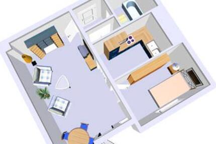 Die gefällt mir: ansprechende 1,5-Zimmer-Single-Wohnung direkt an der FH zimmer