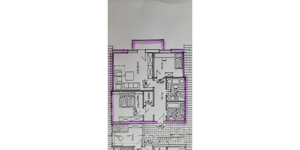 Etagenwohnung Bispingen - 3 Zimmer, 74 m&sup2;, 985&euro; | Angebot:26517262