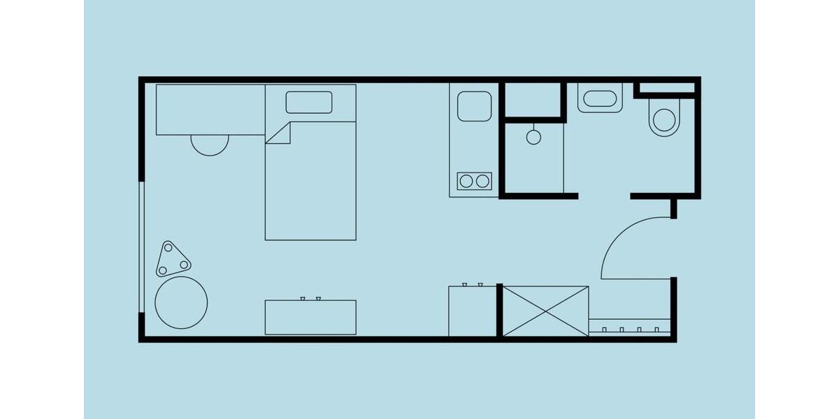 Wohnen auf Zeit Darmstadt Darmstadt-West - 1 Zimmer, 23 m&sup2;, 958&euro; | Angebot:26469836