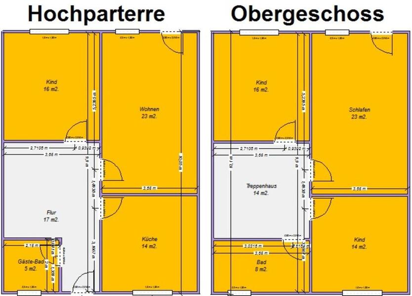 Reihenhaus mit 2 Vollgeschossen, Vorgarten, Hof, Photovoltaik