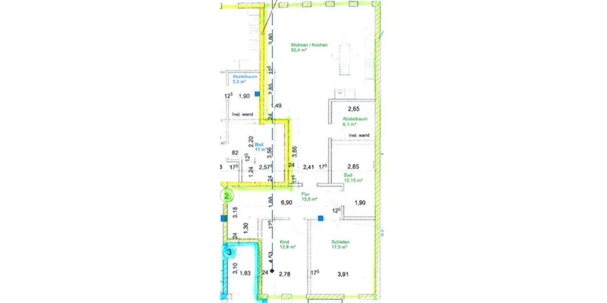 Etagenwohnung Bad Königshofen im Grabfeld - 3 Zimmer, 115 m&sup2;, 900&euro; | Angebot:26130556