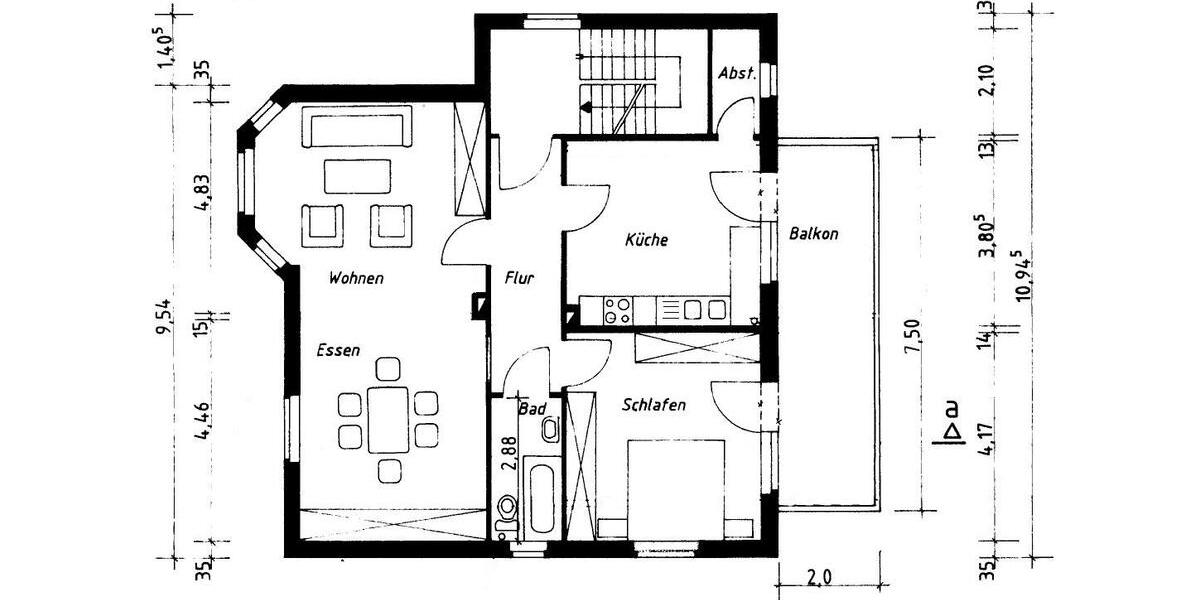 Maisonettenwohnung Kirchlengern - 5 Zimmer, 120 m&sup2;, 1.060&euro; | Angebot:26614548