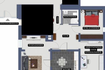 Wohnung Muldenhammer - 3 Zimmer, 73 m&sup2;, 380&euro; | Angebot:27541580