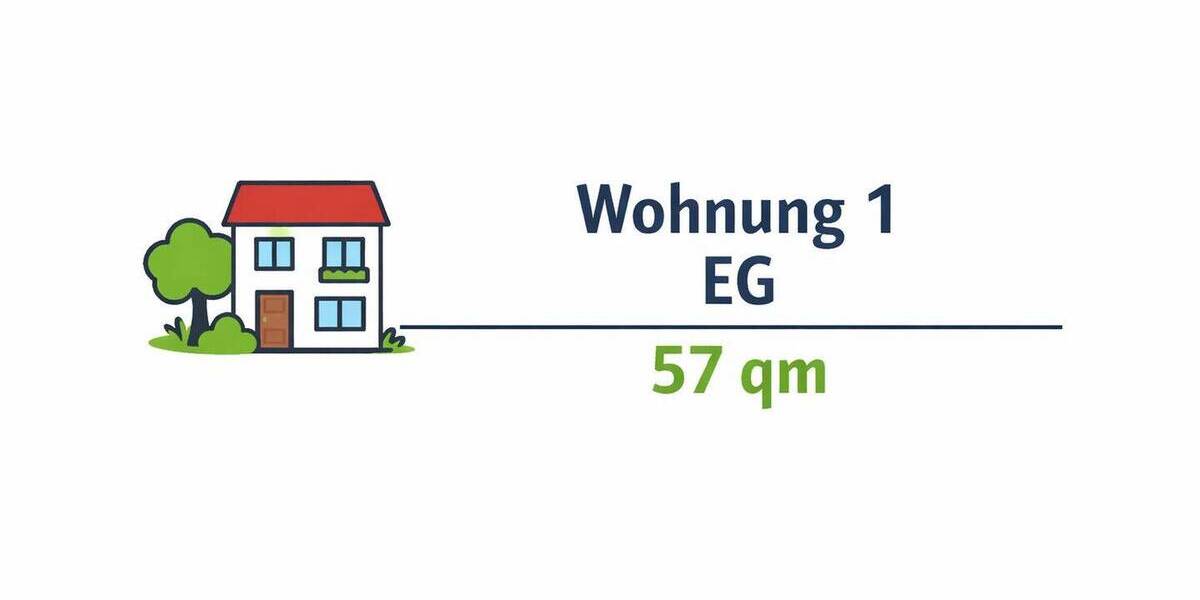 Etagenwohnung Dessau-Roßlau Roßlau - 2 Zimmer, 59 m&sup2;, 443&euro; | Angebot:26040846