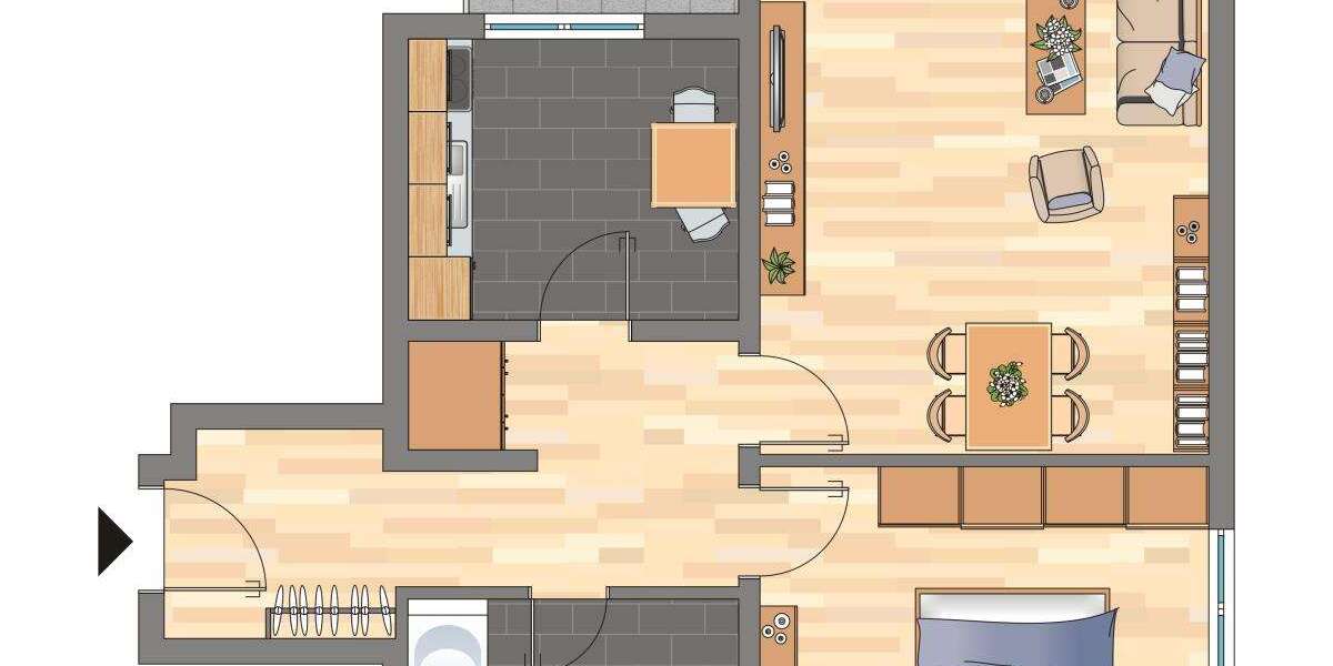 Etagenwohnung Duisburg Vierlinden - 2 Zimmer, 49 m&sup2;, 239&euro; | Angebot:26706309