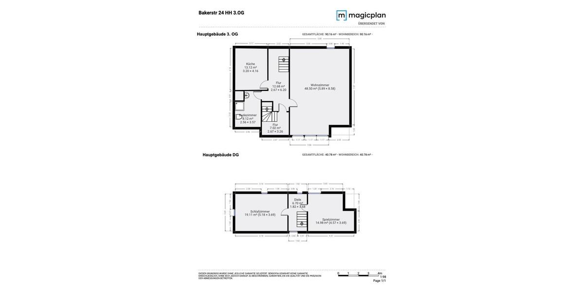 Maisonettenwohnung Halberstadt - 3 Zimmer, 90 m&sup2;, 450&euro; | Angebot:26619976
