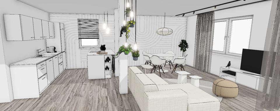 Etagenwohnung Appenweier - 3 Zimmer, 101 m&sup2;, 1.050&euro; | Angebot:26619122