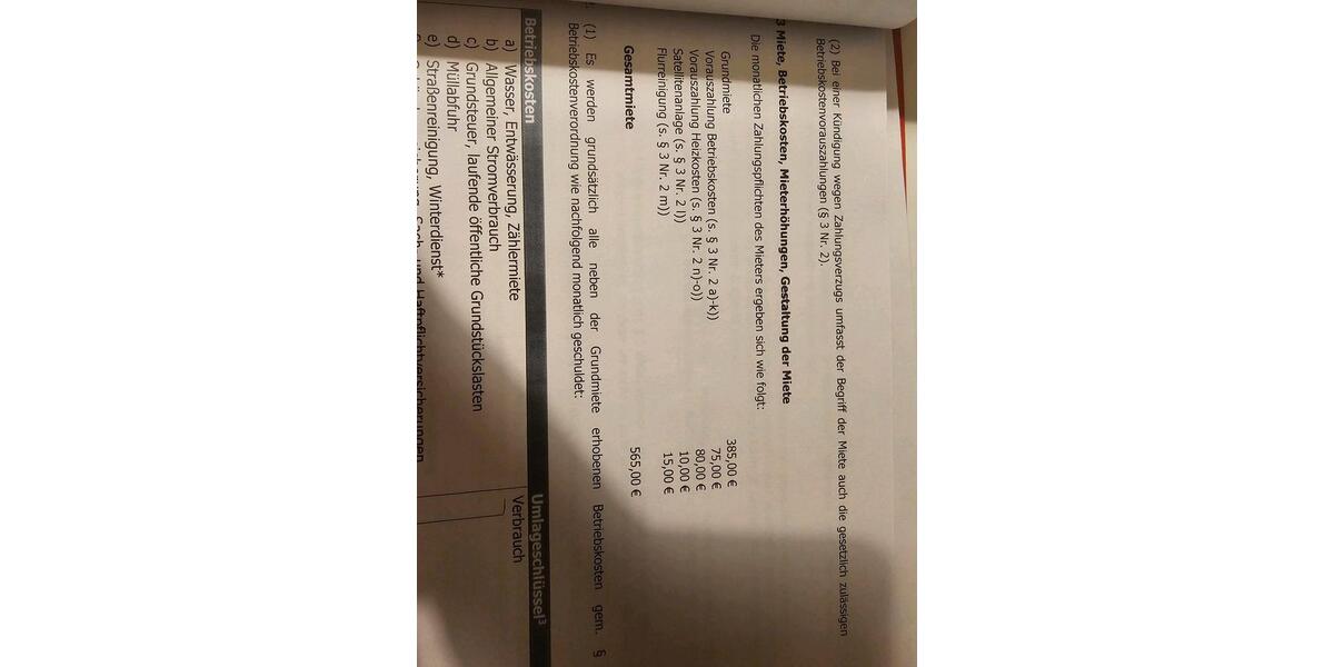 Etagenwohnung Bochum - 1 Zimmer, 49 m&sup2;, 565&euro; | Angebot:25221264