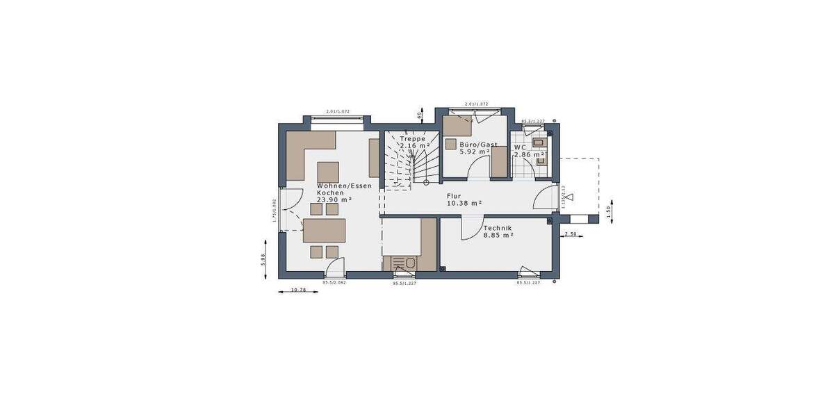 Einfamilienhaus Wanfried - 5 Zimmer, 107 m&sup2;, 1.392&euro; | Angebot:25798212