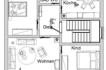 3,5-Zimmer-Wohnung in zentraler Lage von Kehl – mit Balkon, Klima zimmer