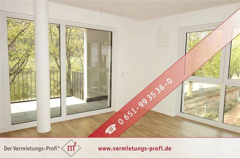 Helle 2-Zimmer-Wohnung mit Moselblick, Balkon und Einbauküche!