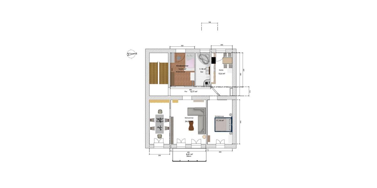 Etagenwohnung Schulzendorf - 4 Zimmer, 97 m&sup2;, 1.544&euro; | Angebot:24745646