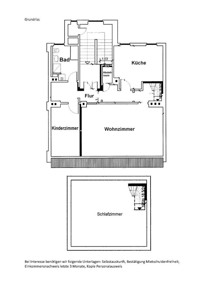 3-Raum-Dachgeschoss-MaisonetteWohnung in Riesa