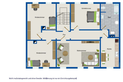 Anfragestop - Schöne 4-Raum-Wohnung mit Einbauküche und Garage 4 zimmer