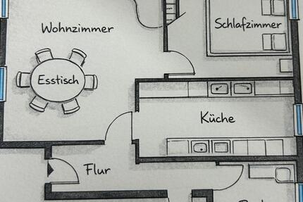 Wohnung Gelsenkirchen Gelsenkirchen-Mitte - 2.5 Zimmer, 80 m&sup2;, 550&euro; | Angebot:25444572