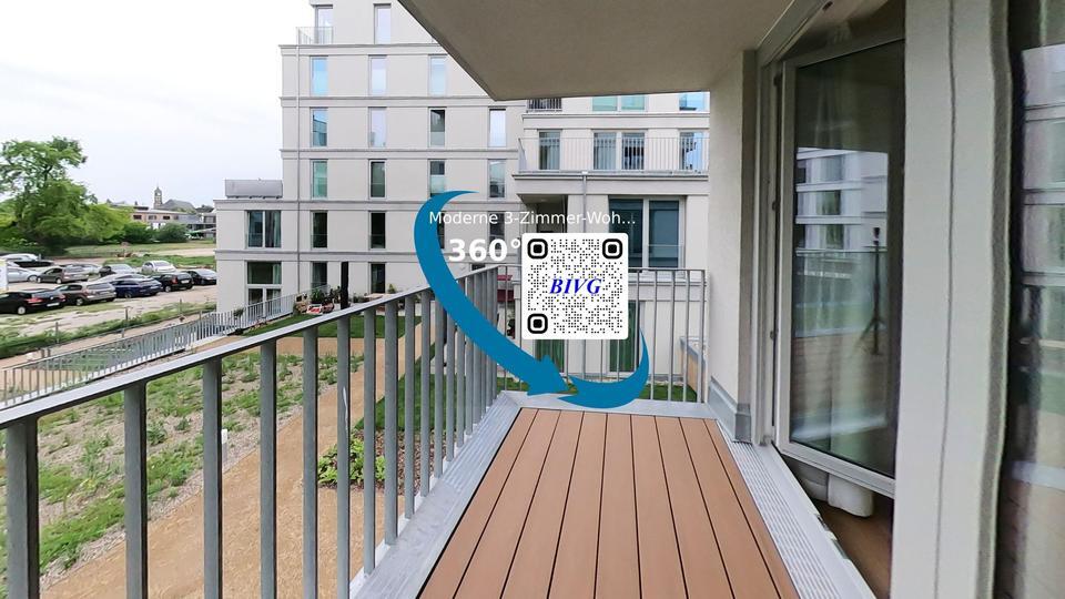 Erstbezug! - Moderne 3-Zimmer-Wohnung mit Balkon in Brandenburg an der Havel