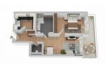 Erdgeschoßwohnung Deggendorf - 2 Zimmer, 57 m&sup2;, 750&euro; | Angebot:26061782
