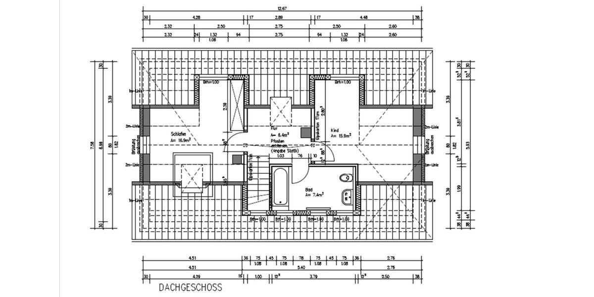 Maisonettenwohnung Baden-Baden Baden - 4 Zimmer, 130 m&sup2;, 1.360&euro; | Angebot:25127561
