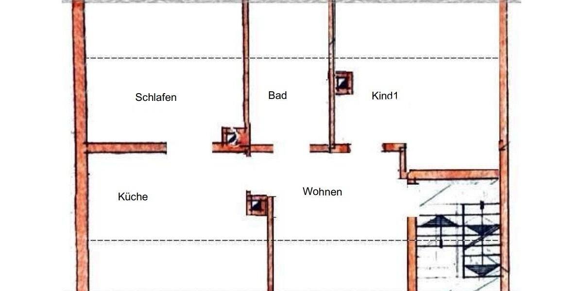 Veitshöchheim: 3-Zi-Dachwohnung– kpl. neu renoviert – ca. 60 m² 3 zimmer
