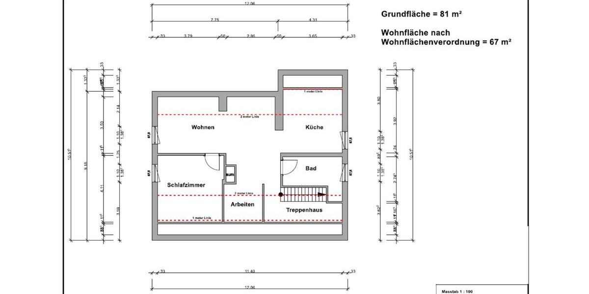 Dachgeschoßwohnung Hartenholm - 2 Zimmer, 67 m&sup2;, 770&euro; | Angebot:25174006