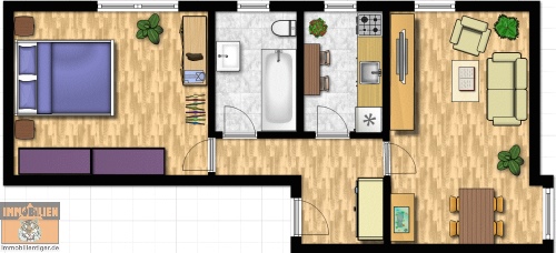 Schöne geräumige Wohnung