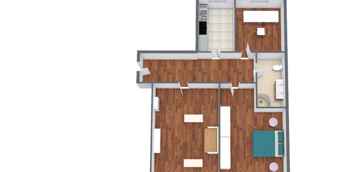 Wohnen direkt neben dem Europa Brunnen und der ST. Marienkirche 2.5 zimmer