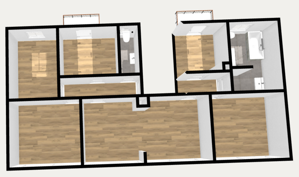 Etagenwohnung Döbeln - 5 Zimmer, 130 m&sup2;, 936&euro; | Angebot:25688929