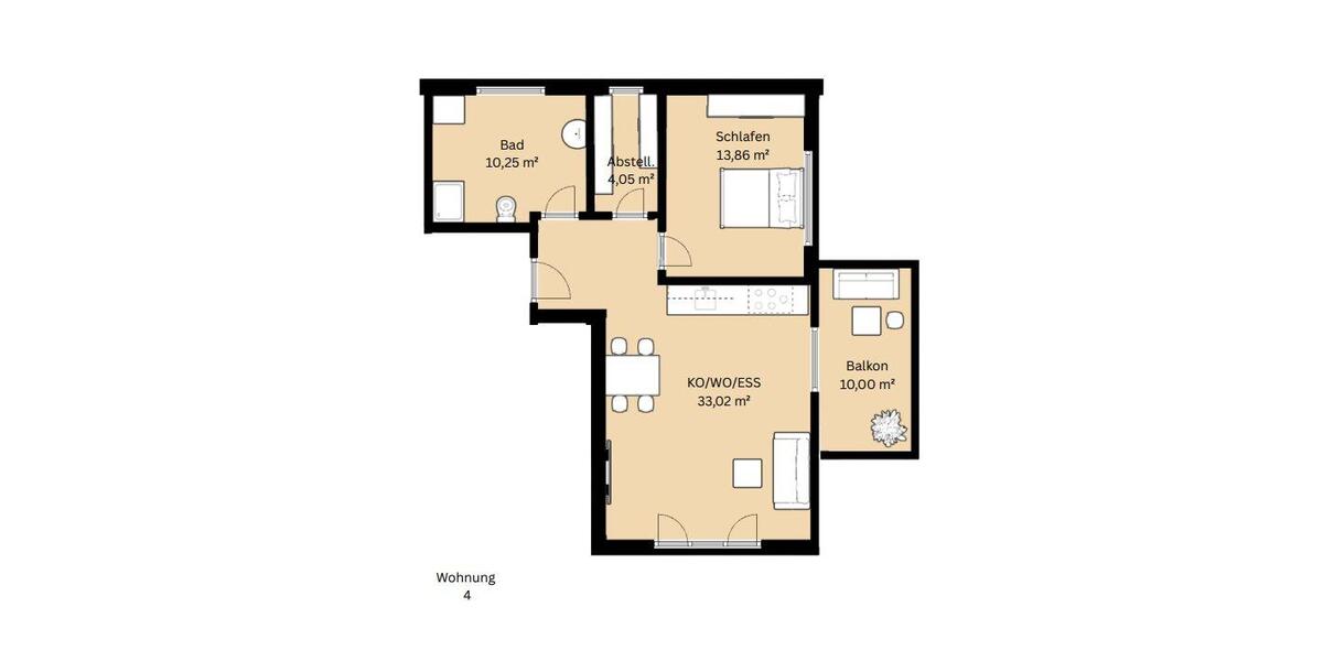 Etagenwohnung Burgbernheim - 2.5 Zimmer, 62 m&sup2;, 810&euro; | Angebot:25989087