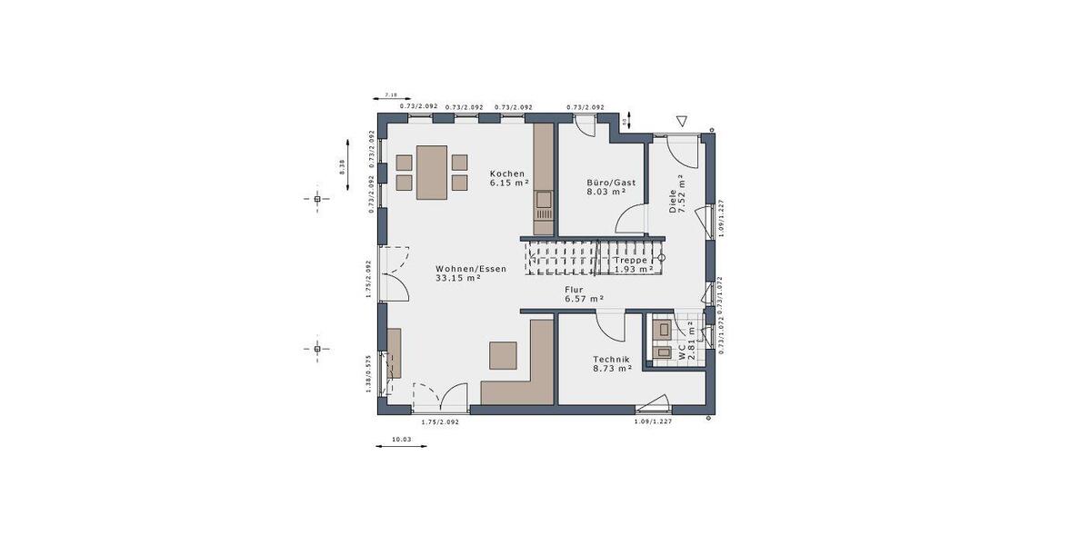 Einfamilienhaus Burladingen - 5 Zimmer, 140 m&sup2;, 1.840&euro; | Angebot:23871863