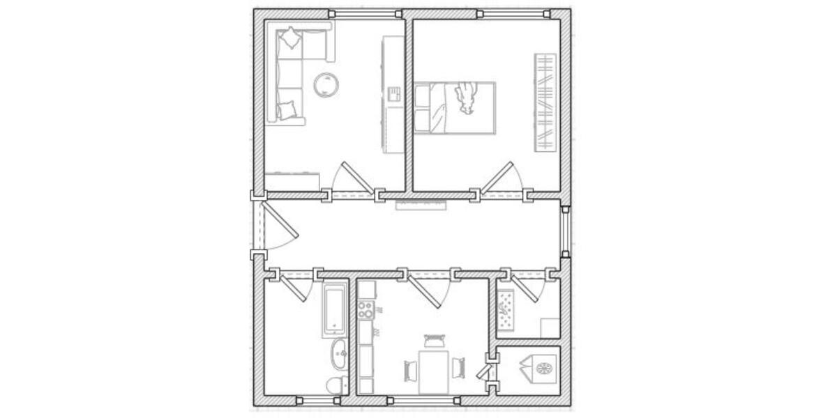 Etagenwohnung Prenzlau - 2 Zimmer, 54 m&sup2;, 353&euro; | Angebot:25887523