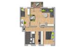 Etagenwohnung Eisenach Stregda - 3 Zimmer, 70 m&sup2;, 565&euro; | Angebot:26261317