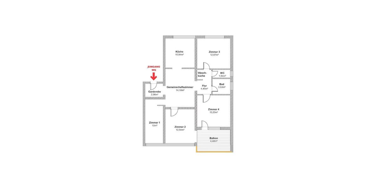 Wohnen auf Zeit Friedrichshafen - 1 Zimmer, 13 m&sup2;, 650&euro; | Angebot:24374732