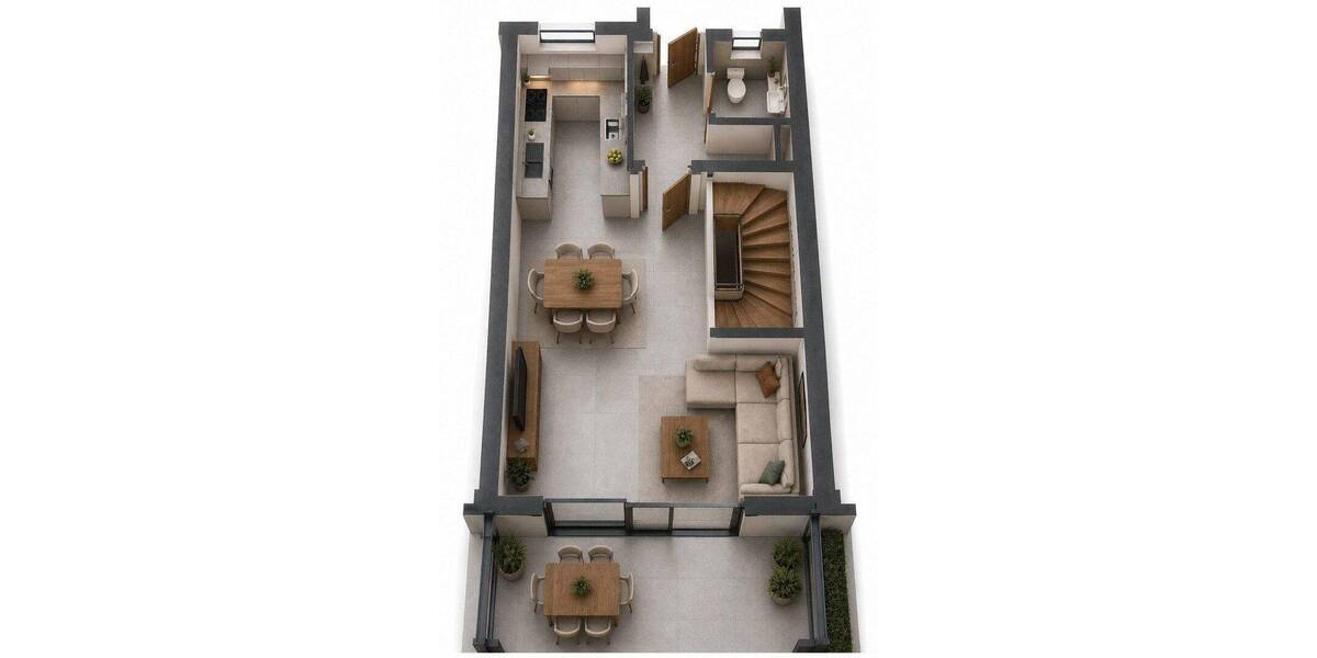 Reihenmittelhaus Mering Sankt Afra - 6 Zimmer, 134 m&sup2;, 2.680&euro; | Angebot:26816358