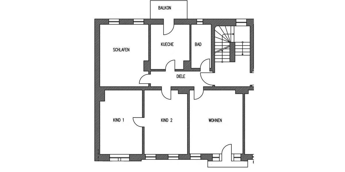 Etagenwohnung Freital Potschappel - 4 Zimmer, 98 m&sup2;, 740&euro; | Angebot:26659275