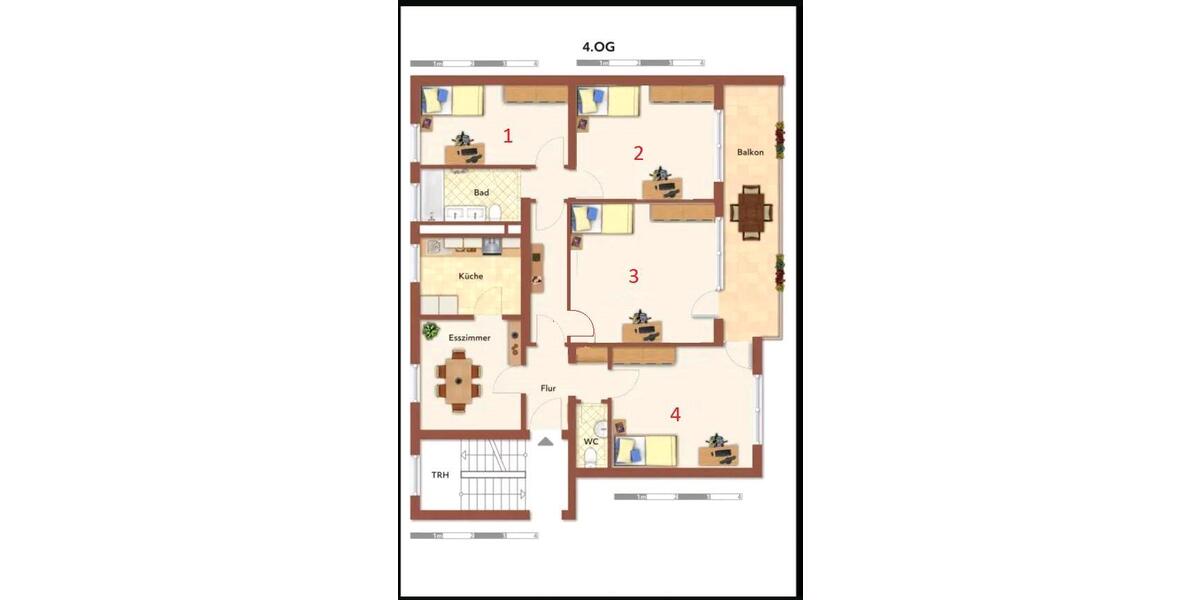 Etagenwohnung Karlsruhe Hagsfeld - 1 Zimmer, 18 m&sup2;, 500&euro; | Angebot:26234283