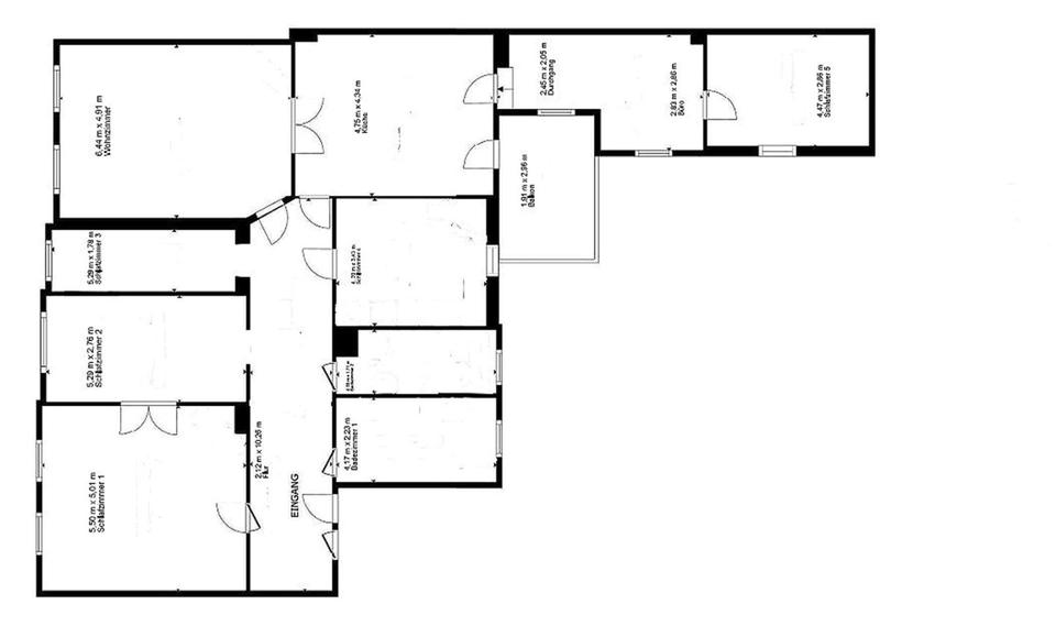 Etagenwohnung Güstrow - 7 Zimmer, 185 m&sup2;, 1.485&euro; | Angebot:26651735