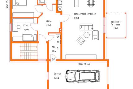 Wohnung Bergneustadt - 3 Zimmer, 114 m&sup2;, 1.050&euro; | Angebot:24395605