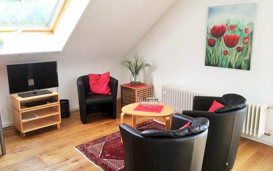 2-Zimmerwohnung mit Internet, Balkon, TV, Küche, DuscheWc, Waschmaschine zimmer