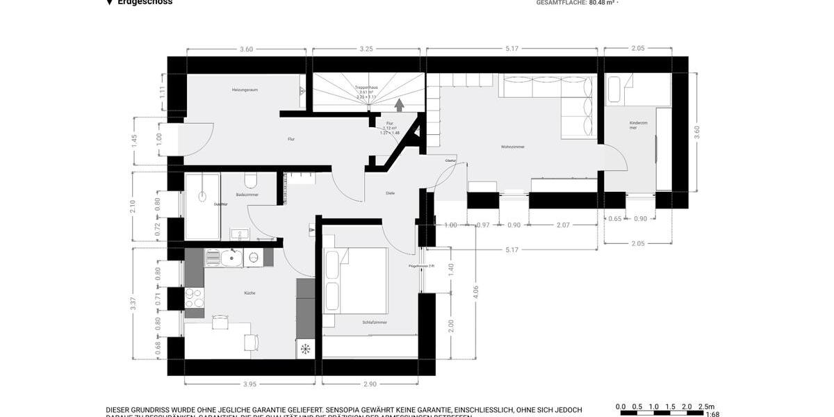 Terrassenwohnung Glauchau - 3 Zimmer, 70 m&sup2;, 630&euro; | Angebot:26564186