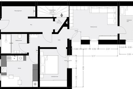 Wohnung Glauchau - 3 Zimmer, 70 m&sup2;, 630&euro; | Angebot:26564186