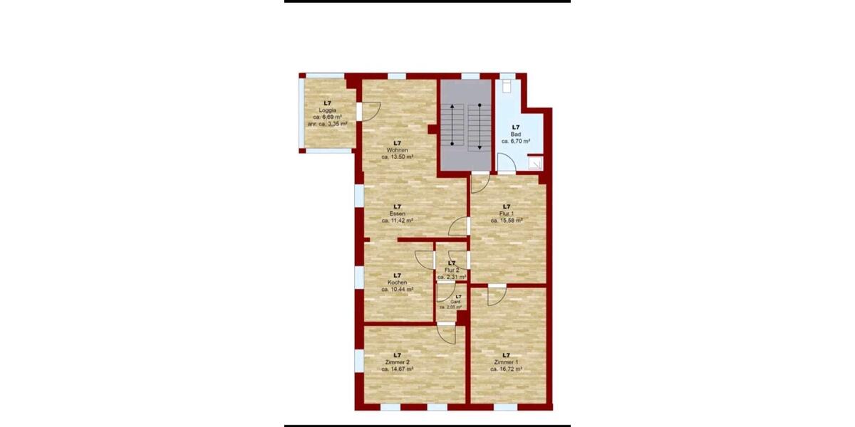 Moderne 3,5-Zimmer-Wohnung mit Neckarblick in Rottweil 3.5 zimmer