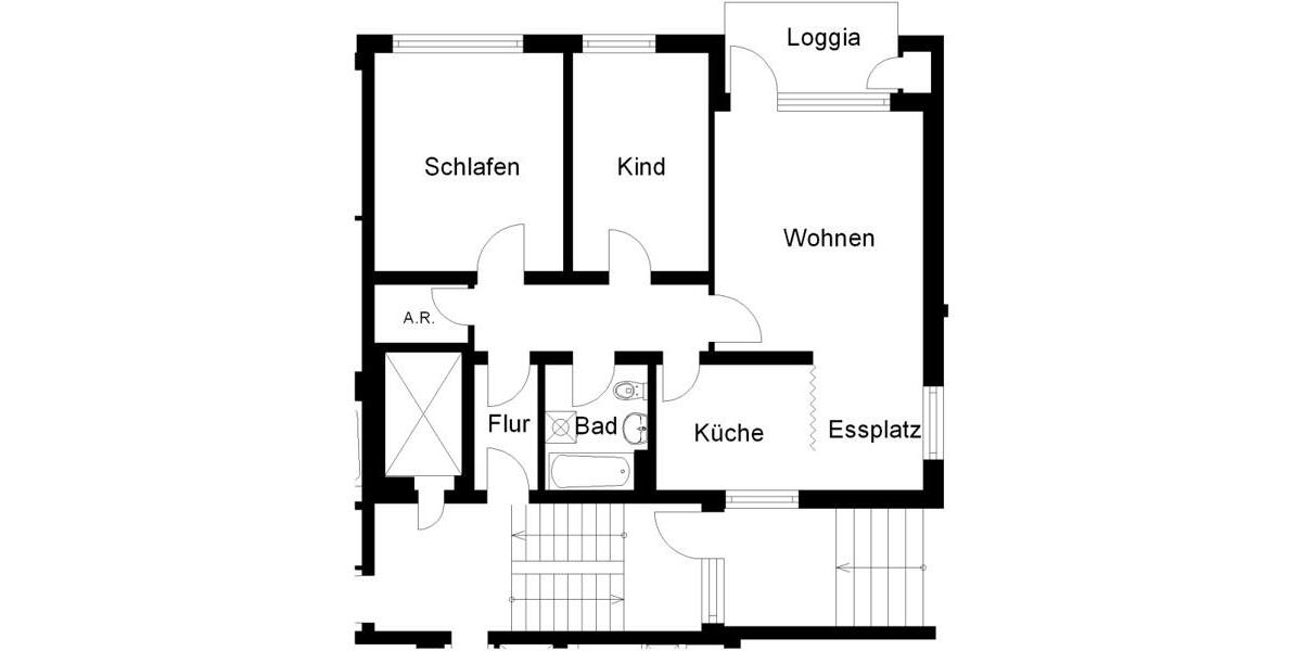 Günstige 3-Zimmer-Wohnung (WBS zwingend erforderlich!) 3 zimmer