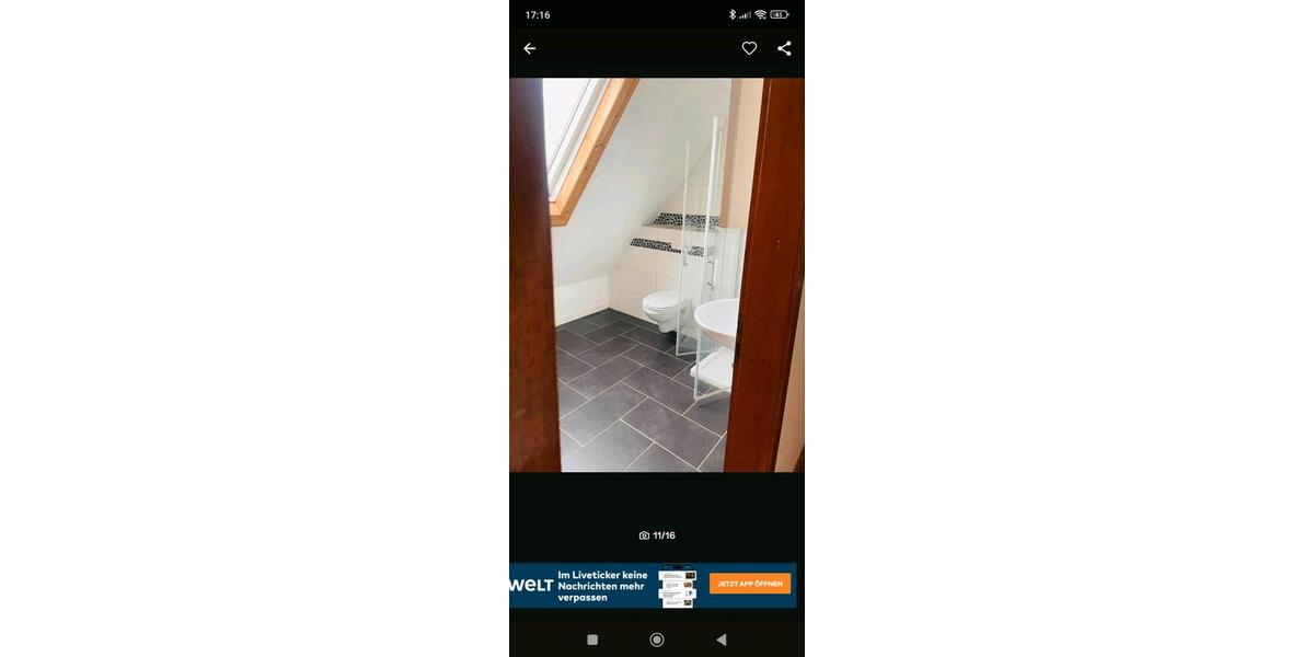 Dachgeschoßwohnung Sohren - 2 Zimmer, 60 m&sup2;, 640&euro; | Angebot:26420094