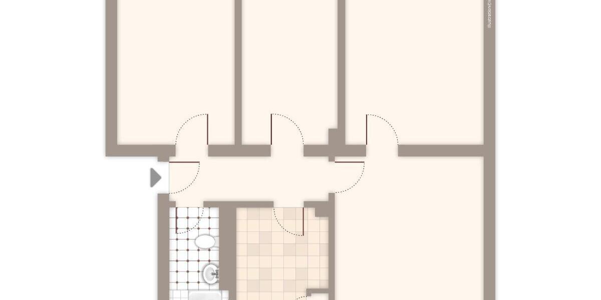 wir renovieren für Sie! kleine 4-Zimmer-Wohnung in Mönchengladbach Mülfort 4 zimmer