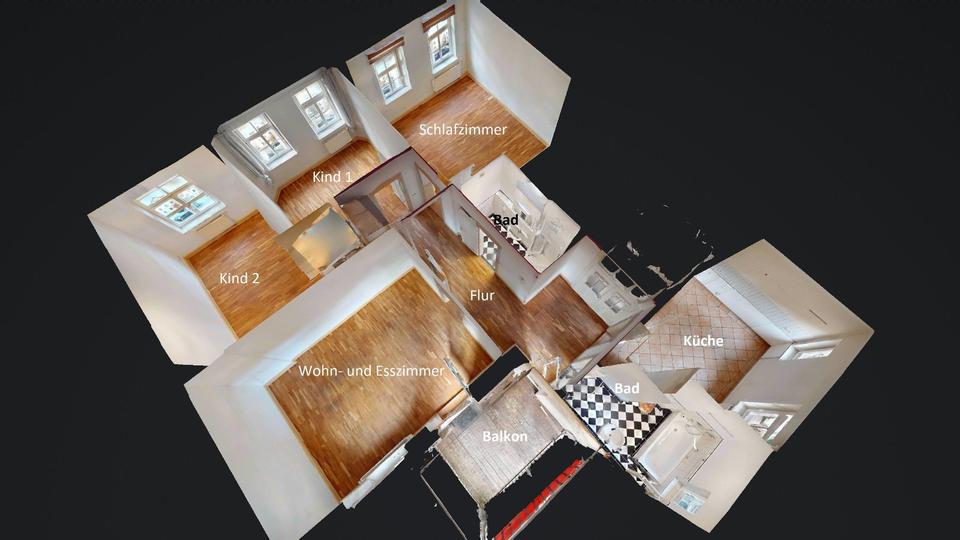 Hochparterre Weimar - 4 Zimmer, 104 m&sup2;, 1.150&euro; | Angebot:24997159