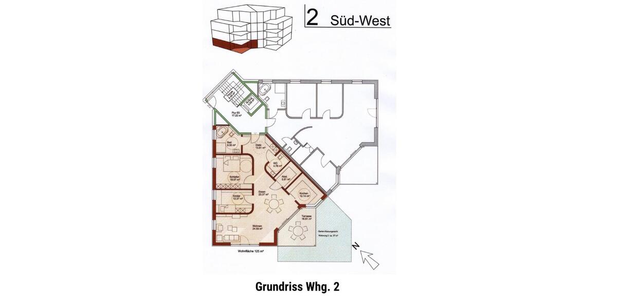 Erdgeschoßwohnung Isny im Allgäu - 3.5 Zimmer, 126 m&sup2;, 1.480&euro; | Angebot:26639159