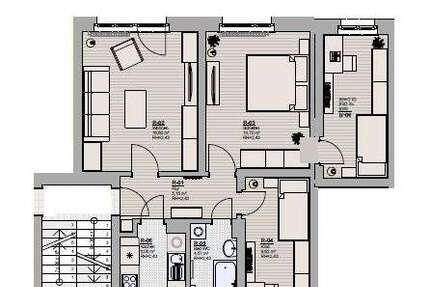 Wohnung zum Mieten in Kirchberg 450 € 66 m² 4 zimmer