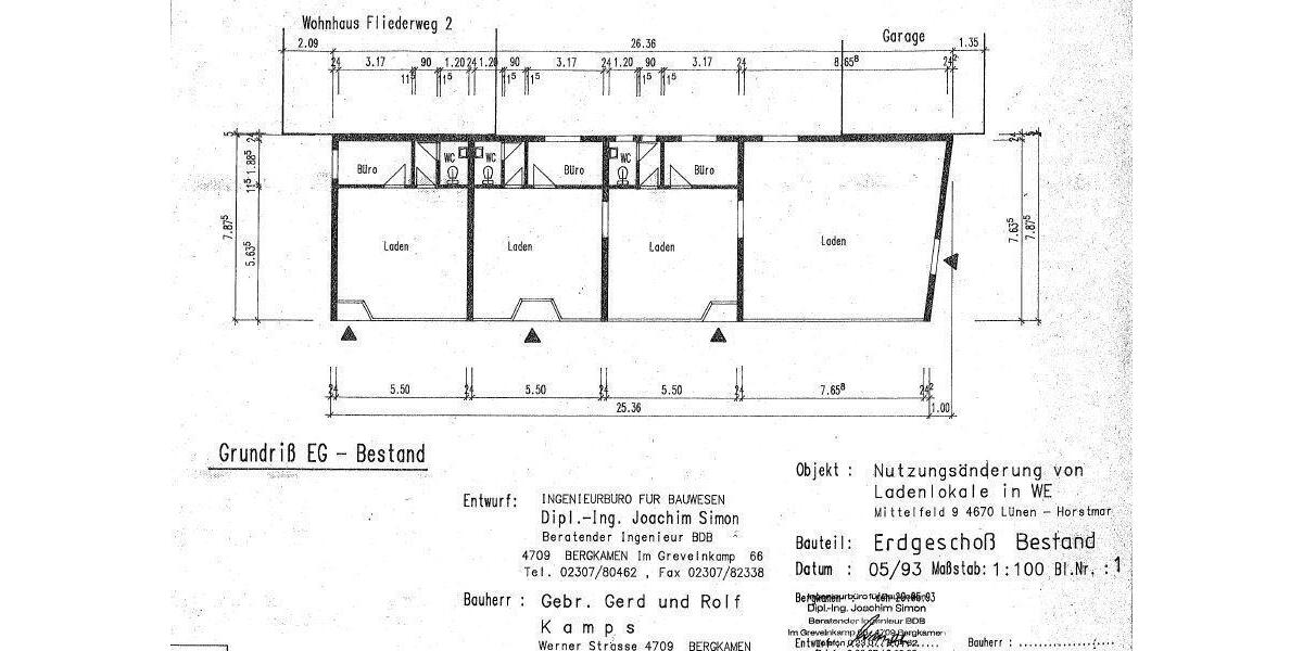 Gewerbeobjekt Lünen - 650&euro; | Angebot:23692399